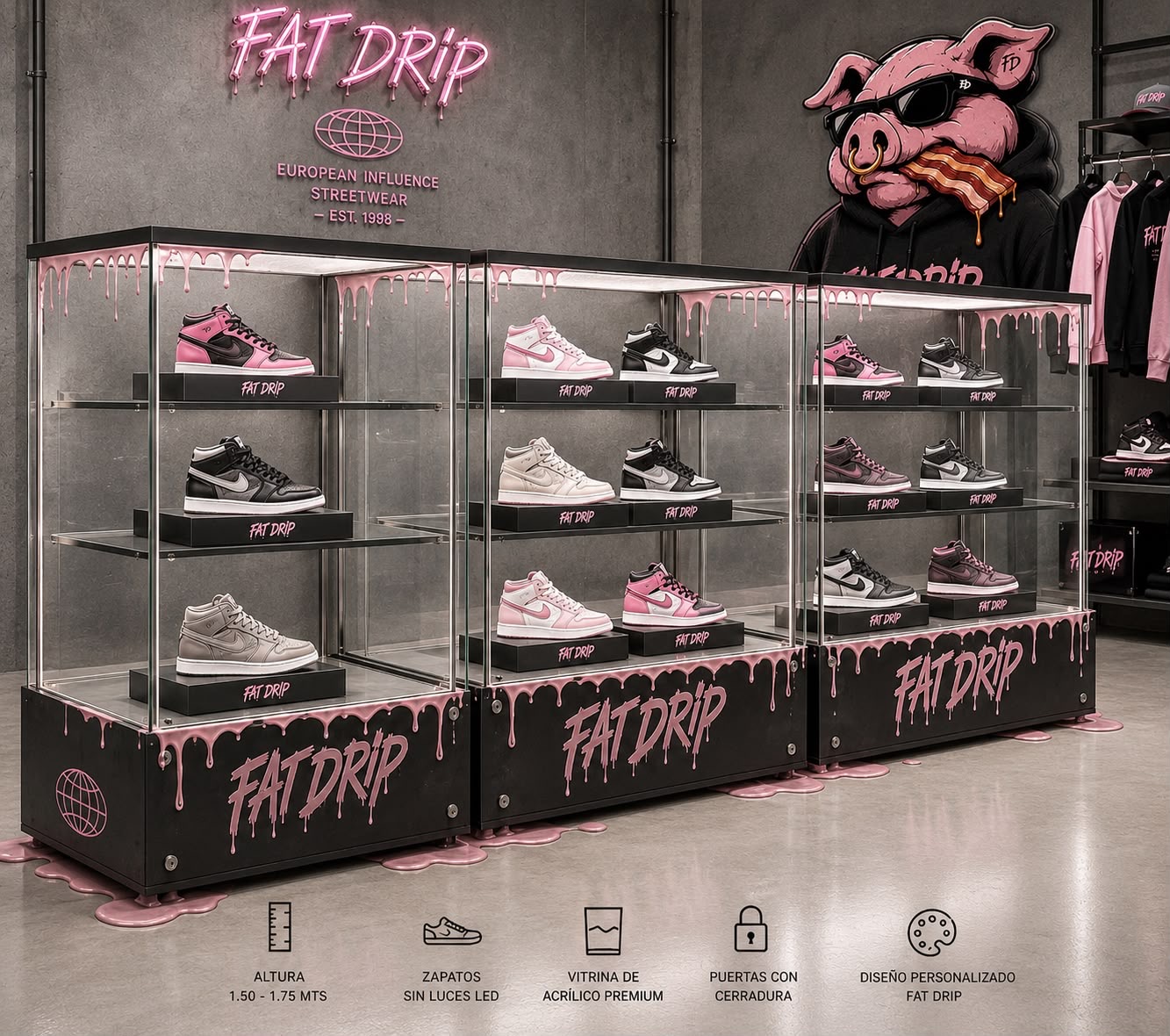 Vitrina Fat Drip